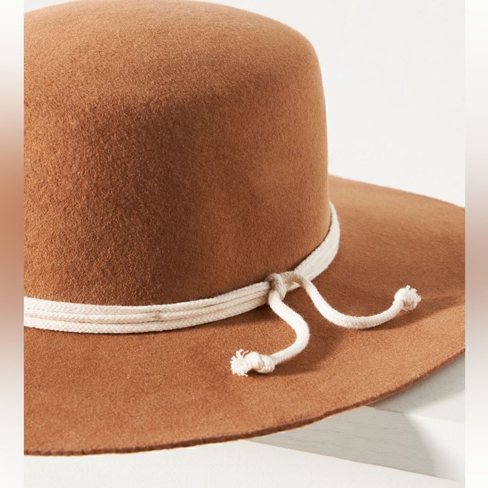 Anthropologie x San Diego Hat Co. Rope Rancher Hat Camel Tan color - Picture 4 of 5